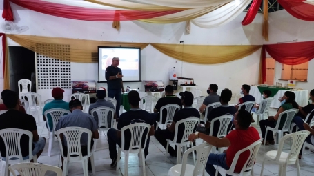 Treinamento Técnico para clientes convidados. Delmiro Gouveia AL- Fev. 2022 